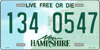 NH license plate 1340547