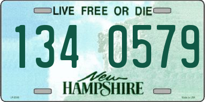NH license plate 1340579