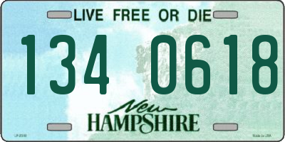 NH license plate 1340618