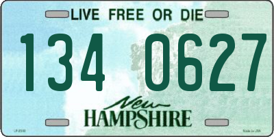 NH license plate 1340627