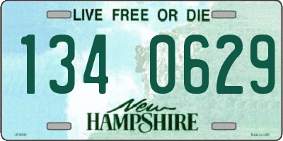 NH license plate 1340629