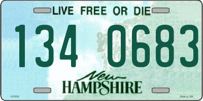 NH license plate 1340683