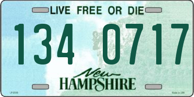 NH license plate 1340717