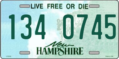 NH license plate 1340745