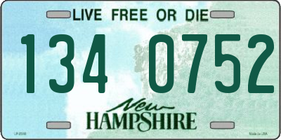 NH license plate 1340752