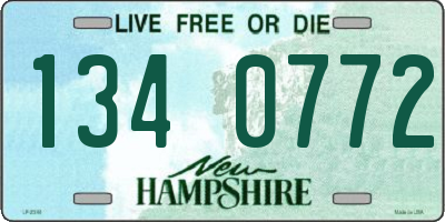 NH license plate 1340772