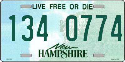 NH license plate 1340774
