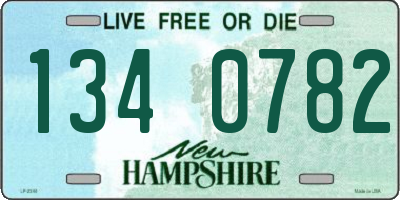 NH license plate 1340782