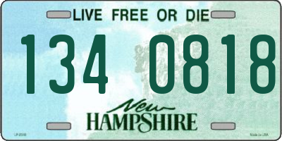 NH license plate 1340818
