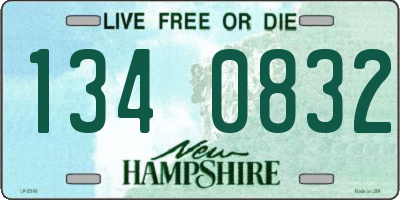 NH license plate 1340832