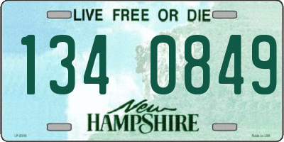 NH license plate 1340849