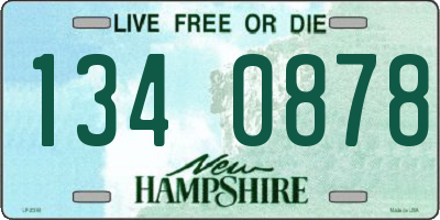 NH license plate 1340878