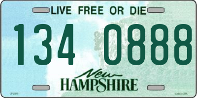 NH license plate 1340888