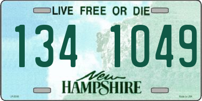 NH license plate 1341049