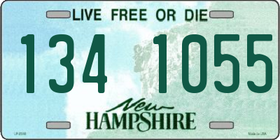 NH license plate 1341055