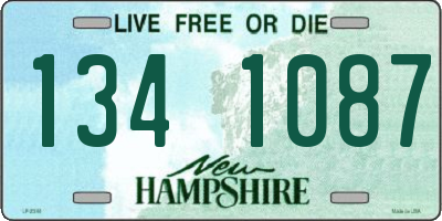 NH license plate 1341087