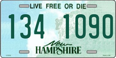 NH license plate 1341090