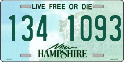 NH license plate 1341093