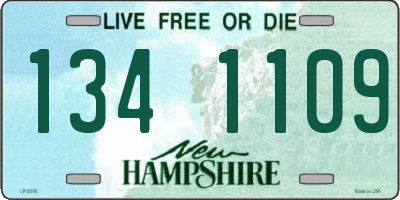 NH license plate 1341109