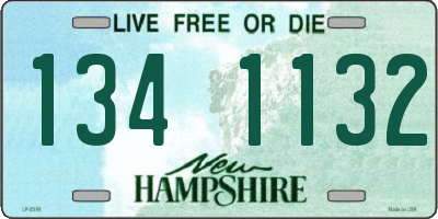 NH license plate 1341132