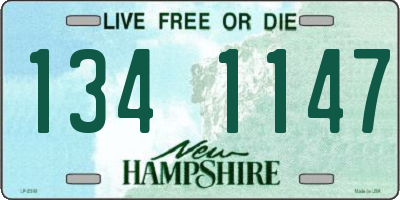 NH license plate 1341147