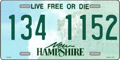 NH license plate 1341152