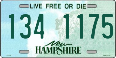 NH license plate 1341175