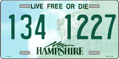 NH license plate 1341227