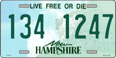 NH license plate 1341247