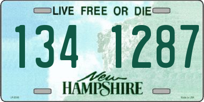 NH license plate 1341287