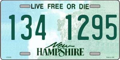 NH license plate 1341295