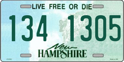 NH license plate 1341305
