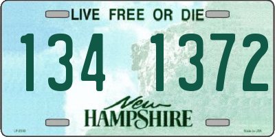 NH license plate 1341372