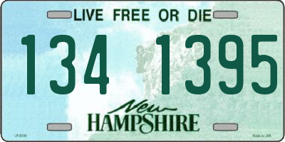NH license plate 1341395