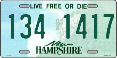 NH license plate 1341417