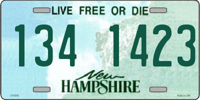 NH license plate 1341423