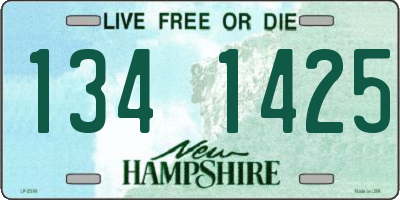 NH license plate 1341425