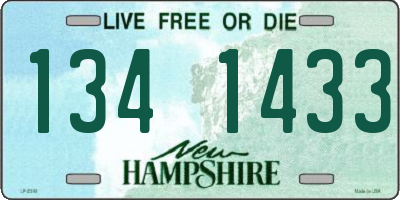 NH license plate 1341433