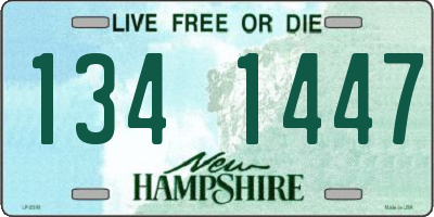 NH license plate 1341447