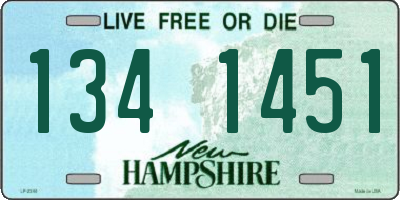 NH license plate 1341451