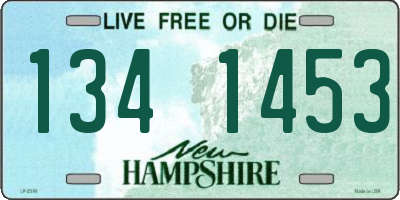 NH license plate 1341453