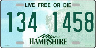 NH license plate 1341458