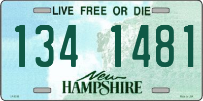 NH license plate 1341481