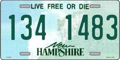 NH license plate 1341483