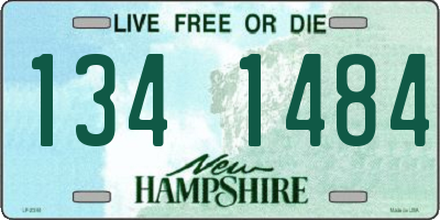 NH license plate 1341484