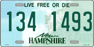 NH license plate 1341493