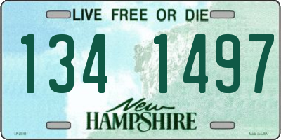 NH license plate 1341497