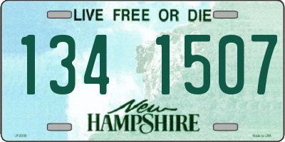 NH license plate 1341507