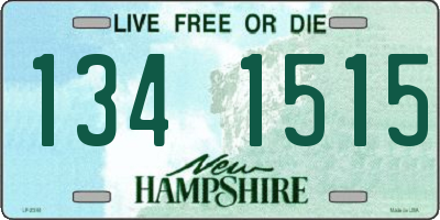 NH license plate 1341515