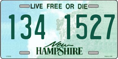 NH license plate 1341527